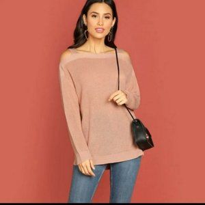 Michael Kors Cold Shoulder Sweater Tunic Large